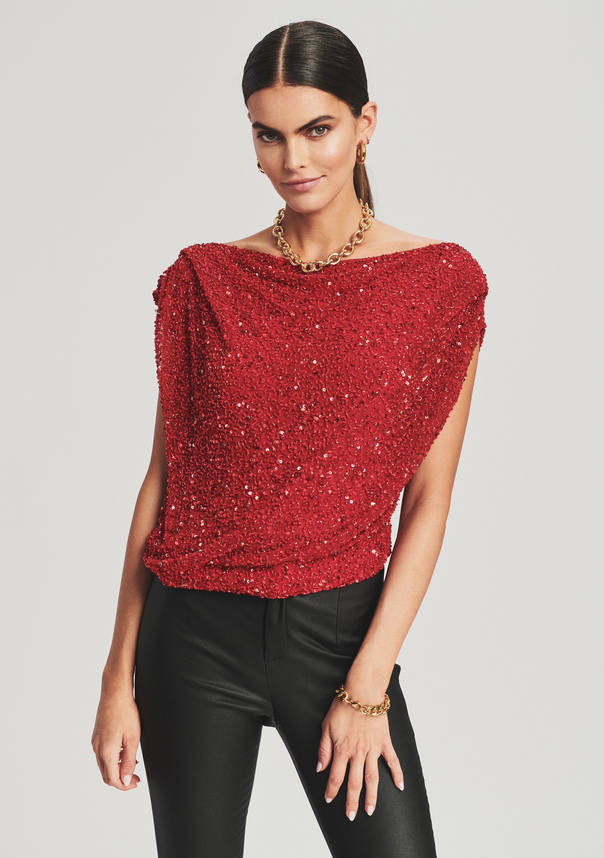 Myles Sequin Top-Stylulu