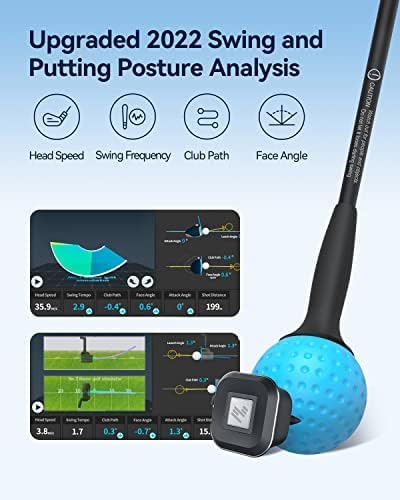 Home Golf Game Simulator: Enjoy Interactive Golf with Motion Sensor & Swing Stick for Indoor & Outdoor Fun 38,000+ Courses Worldwide, Compatible with Android, iOS, App & E6 Connect