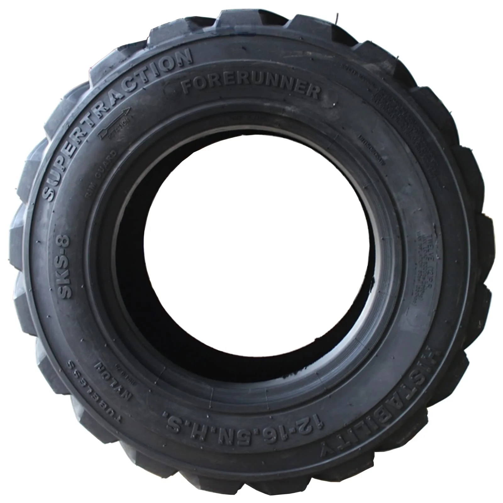 Premium 10-16.5 12PR Tire SKS-1 for Heavy Loads Tubeless Durable Construction, Reliable Performance, Suitable for Trailers, Skid Steer Loaders, and Construction Equipment