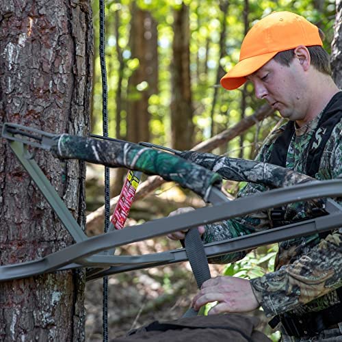 Summit Viper SD Climbing Treestand  Lightweight Aluminum, Foam Padded Seat, 300 lbs Capacity, Includes Safety Harness