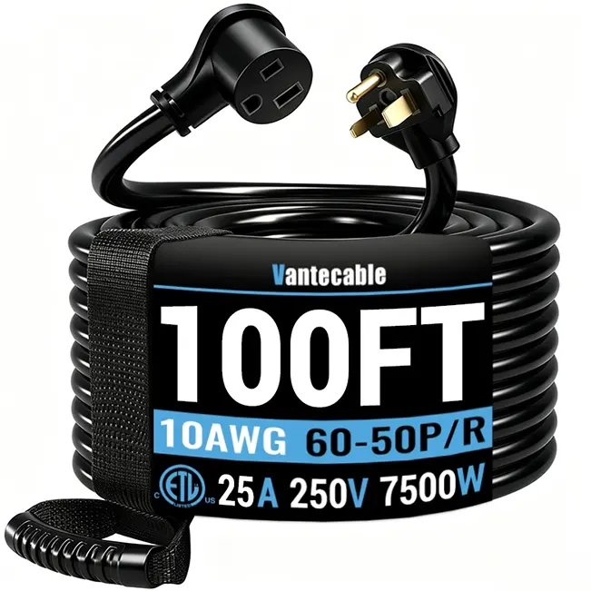 [50ft to 100ft]8/10/12AWG 3Prong Welder Extension Cord,250V,Welding Power Cord with NEMA 6-50P/R,for MIG,Lincoln,Plasma,Miller,TIG
