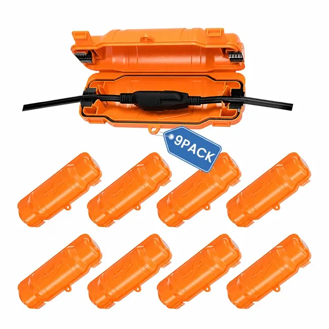 Waterproof Outdoor Extension Cord Safety Cover, 1~9 PCS