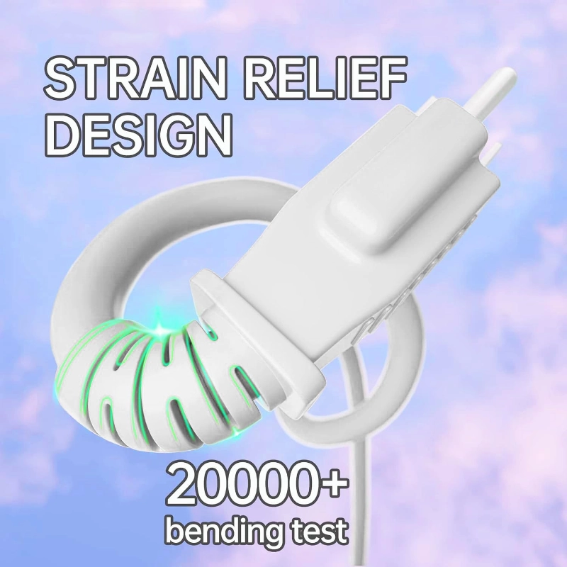 Indoor Outdoor White Extension Cord 8 ft Waterproof-Vantecable