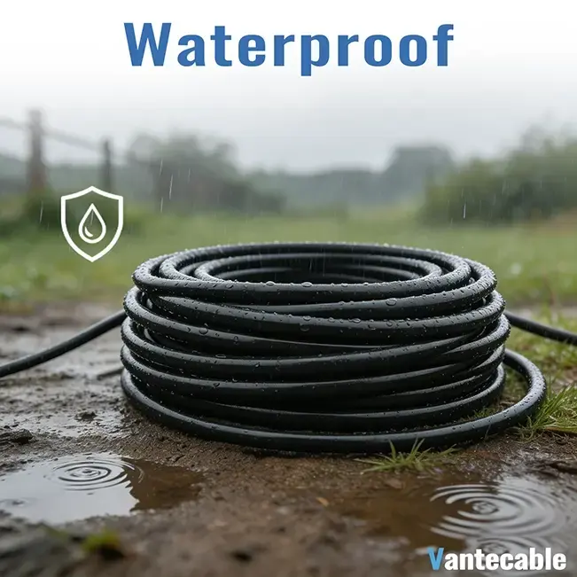 [50ft to 100ft] 14 Gauge SJOOW OFC Power Cable, 300V bulk wire,3 or 4 Conductor Rubber Cable,black,Waterproof,ETL listed,flexible