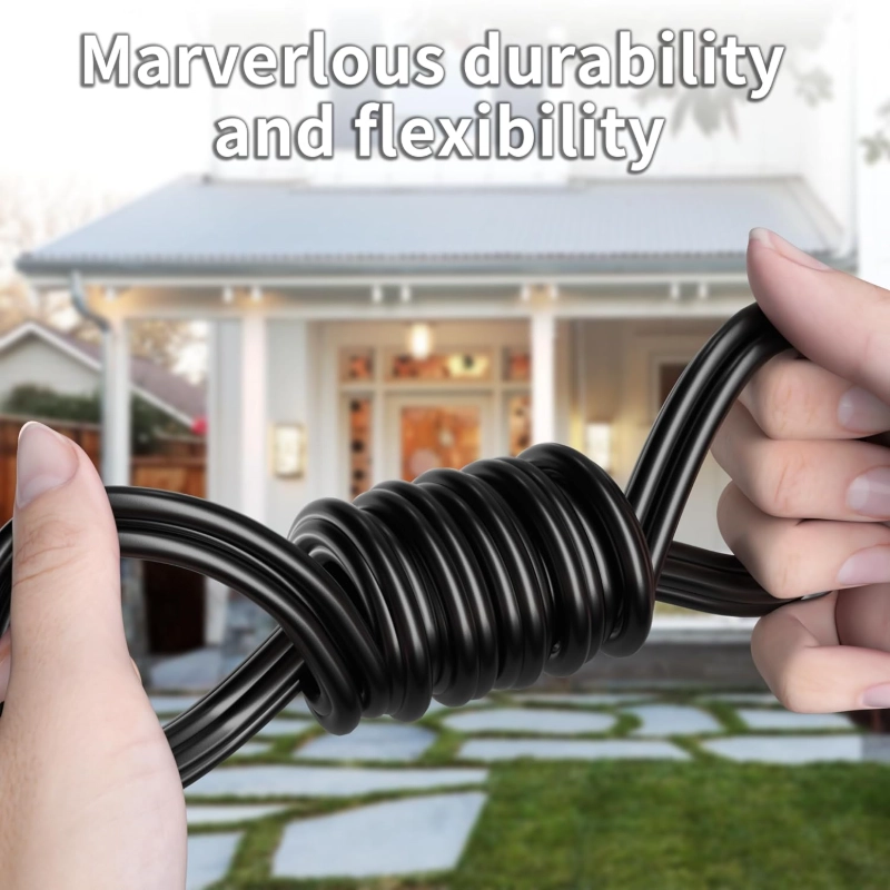 200FT 16/2 Low Voltage Landscape Lighting Copper Wire,16 Gauge 2 Conductor Wire-Vantecable