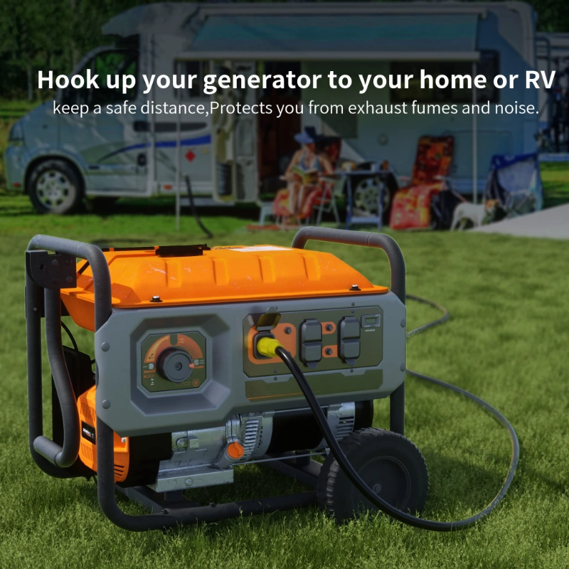 3 Prong 30 Amp Generator Cord 15 Feet Heavy Duty,NEMA L5-30P/L5-30R 10 Gauge-Vantecable