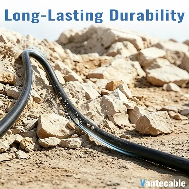 [50ft to 100ft] 14 Gauge Bulk Electrical Wire, 300V Flexible 3 or 4 Conductor Rubber Cable,black,Waterproof,ETL,flexible