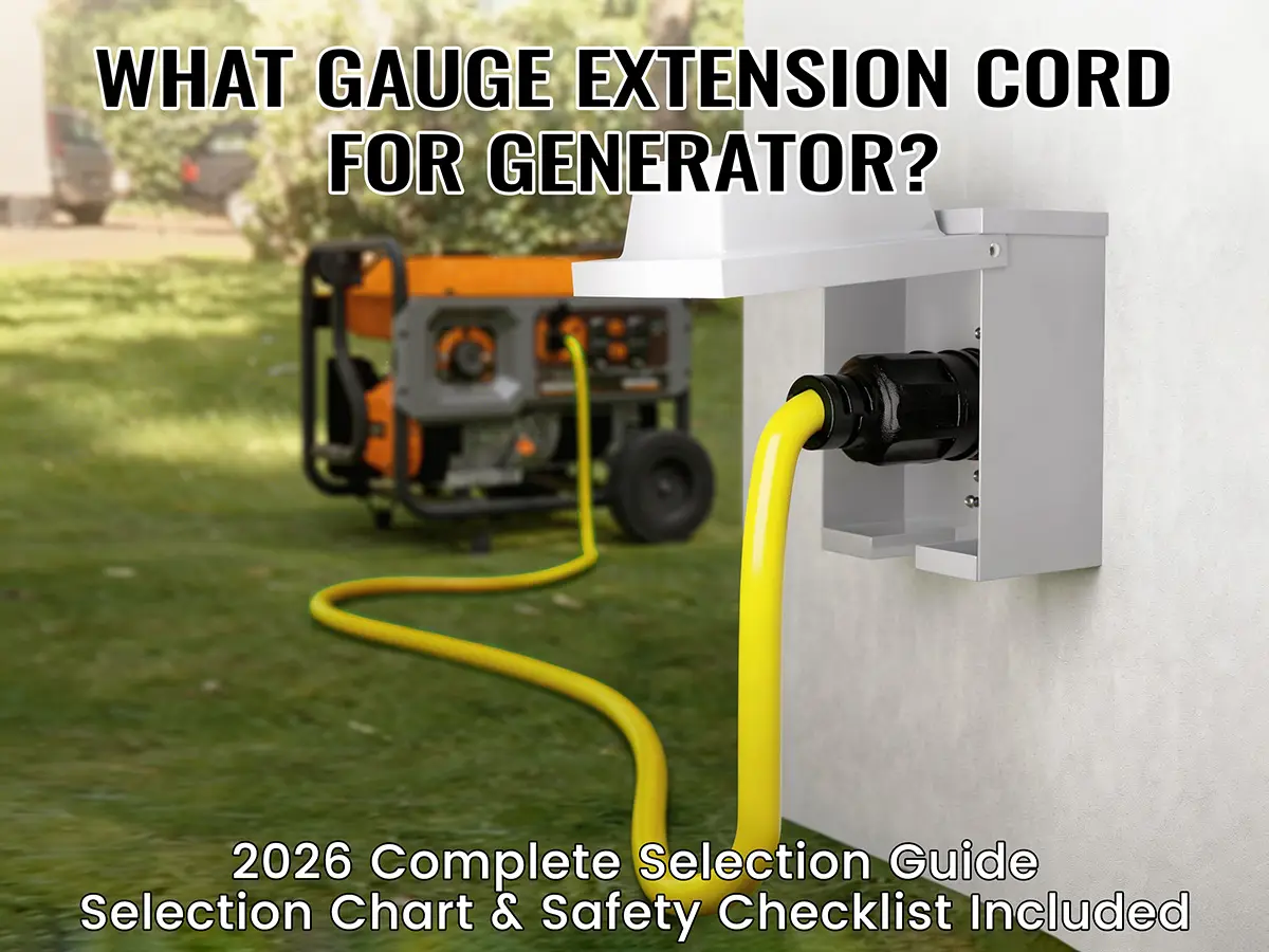 A comprehensive guide on what gauge extension cord to use for 30A and 50A generators