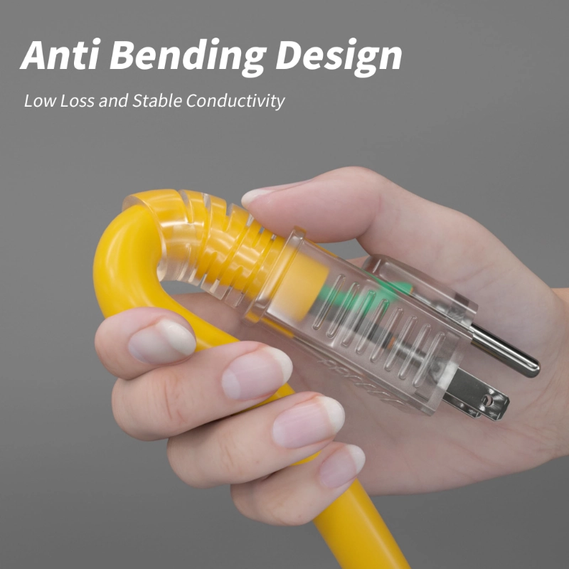 12/3 Gauge Outdoor Extension Cord with Multiple Outlets Light Indicator-Vantecable