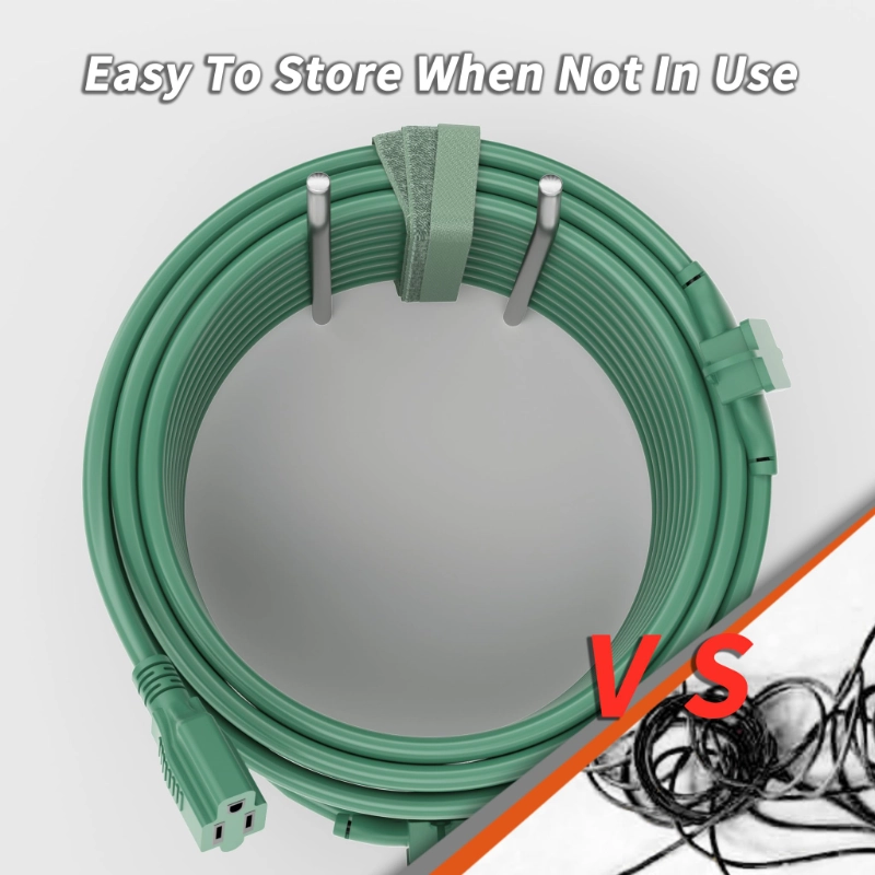 16/3 Gauge Green Outdoor Extension Cord with Multiple Outlets-Vantecable
