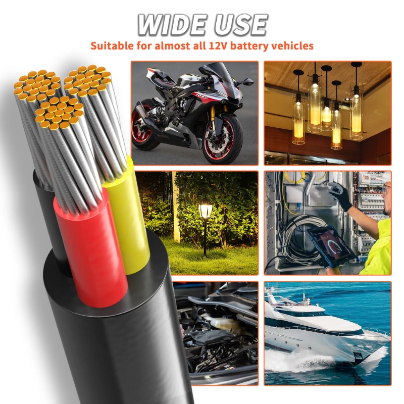 18 Gauge Wire,Automotive Wire,4 Conductor Electrical Stranded PVC Cord,12V Low Voltage-Vantecable