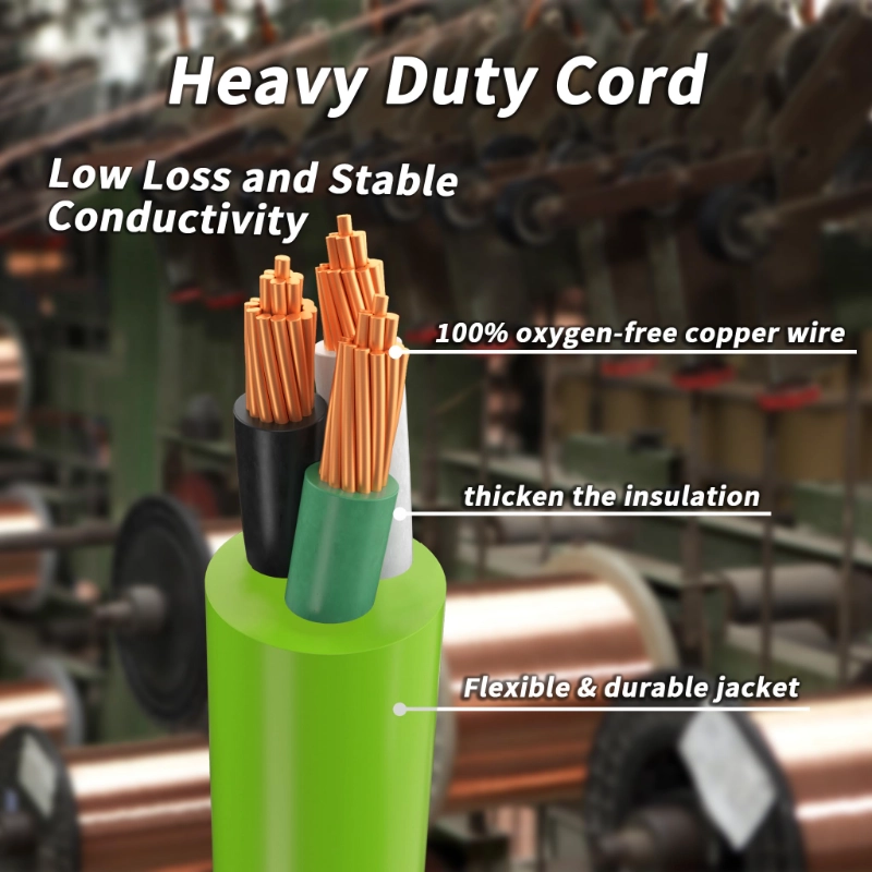 30 FT 30 Amp RV Extension Cord Outdoor with Grip Handle-Vantecable