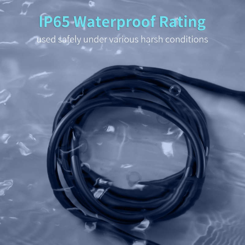 16/3 20 Ft 3 Outlet Extension Cord Outdoor Waterproof-Vantecable