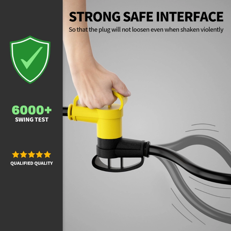 50 Amp to 30 Amp RV Adapter 12 inch, Heavy Duty Extension Cord 10/3 Gauge RV Electrical Adapter-Vantecable