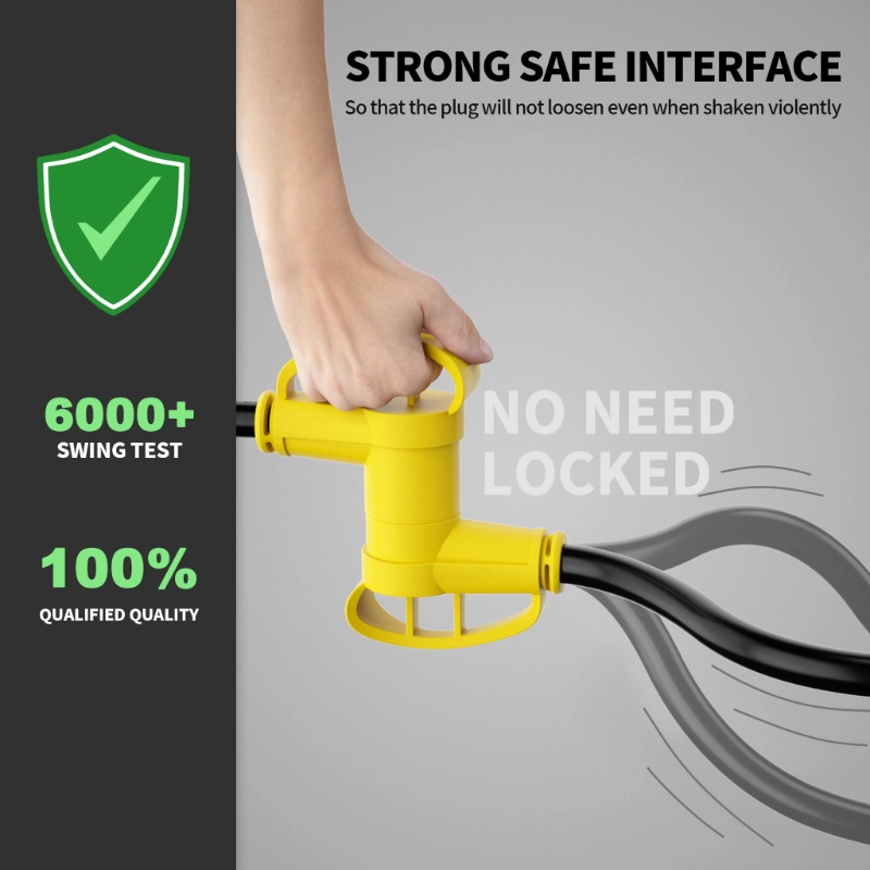 30 Amp RV Extension Cord 15 FT Outdoor with Grip Handle-Vantecable