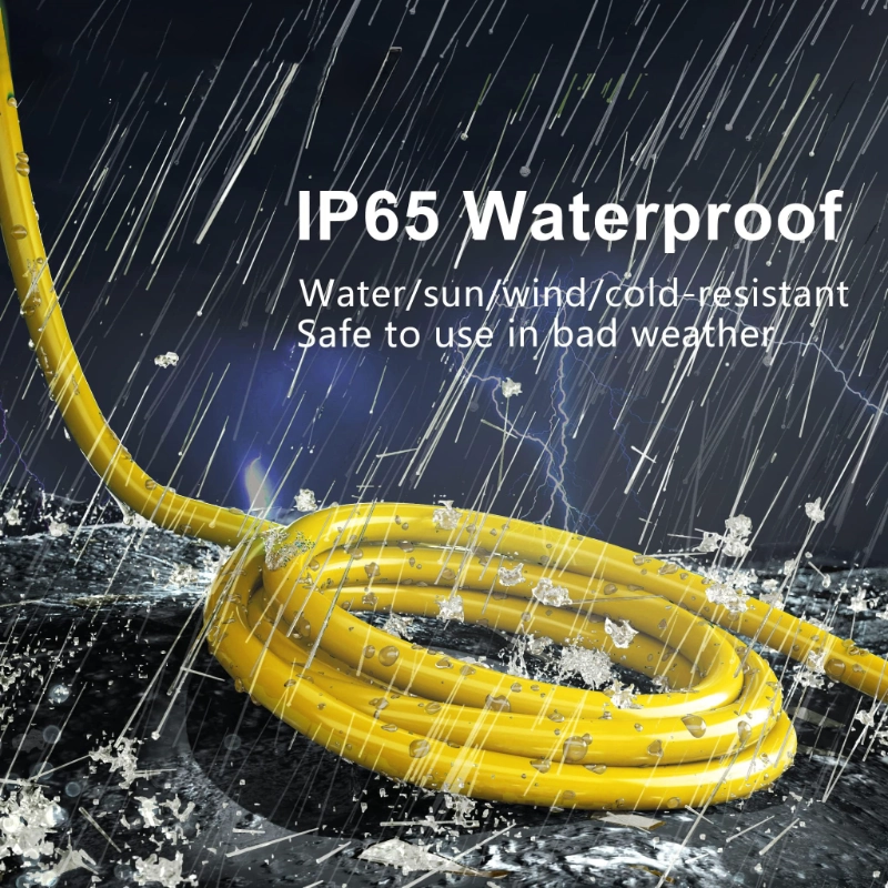 25 ft 14/3 Gauge Heavy Duty Outdoor Extension Cord Waterproof with Lighted-Vantecable