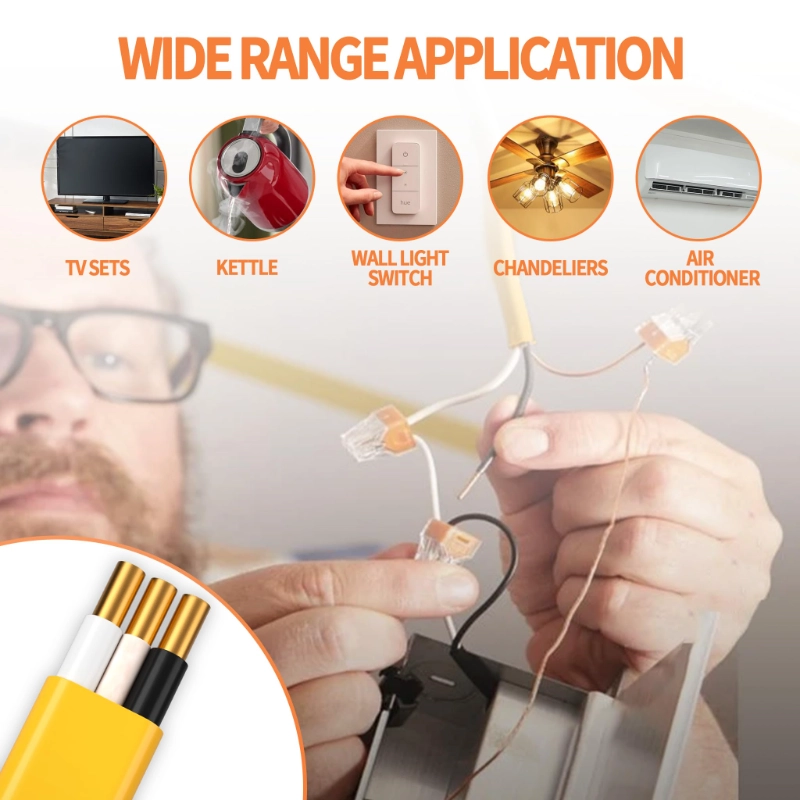 Electrical Wire 12 Gauge Wire 2 Conductors Non-Metallic with Ground Wire-Vantecable