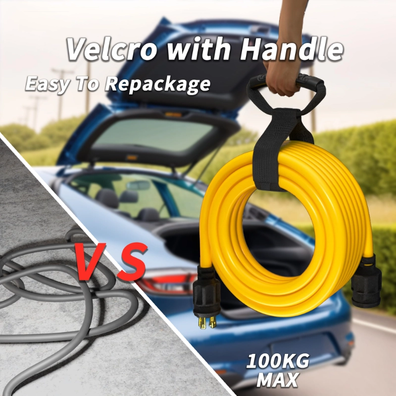 10FT 30 Amp Generator Extension Cord 4 Prong, NEMA L14-30P/L14-30R 10 Gauge-Vantecable