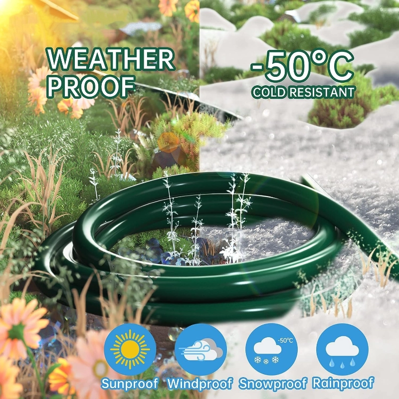 Indoor Outdoor Green Extension Cord 50 ft Waterproof-Vantecable