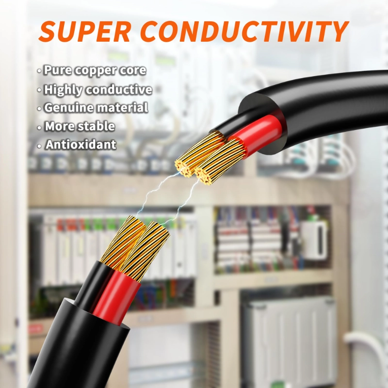 25FT 14 Gauge 2 Conductor Copper Electrical Wire-Vantecable