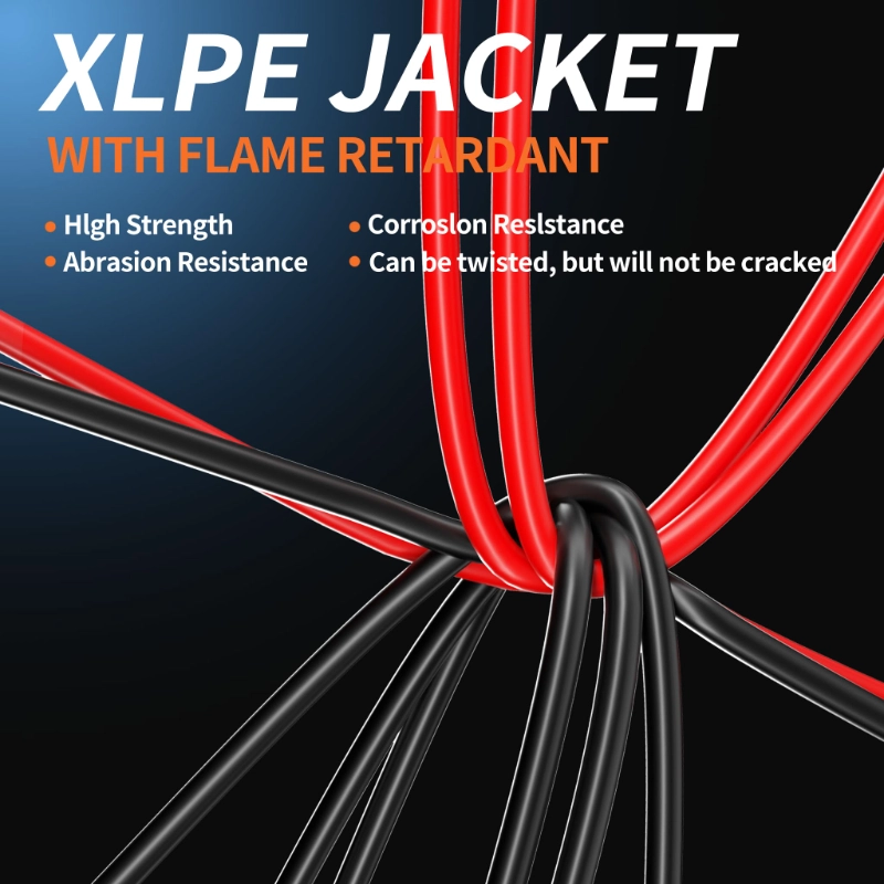 10AWG Solar Extension Cable with Pair of Connectors Solar Panel Adaptor Kit Tool-Vantecable