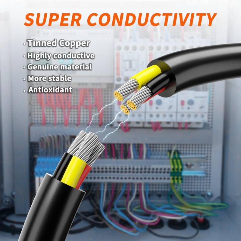 18 Gauge Wire,Automotive Wire,4 Conductor Electrical Stranded PVC Cord,12V Low Voltage-Vantecable