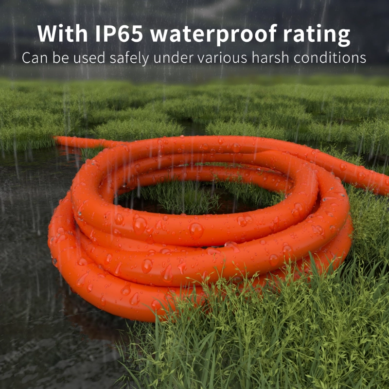 12/3 Gauge Heavy Duty Outdoor Extension Cord 50 ft Waterproof with Lighted end-Vantecable