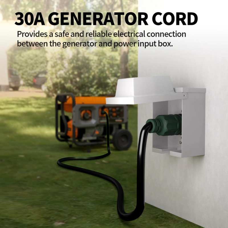 20 FT 30 Amp Generator Extension Cord 4 Prong-Vantecable