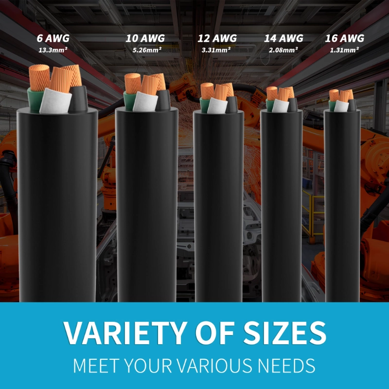 Electric 14/3 SJOOW Bulk Cable-14 Gauge 3 Conductor-Rated for 300V-Vantecable