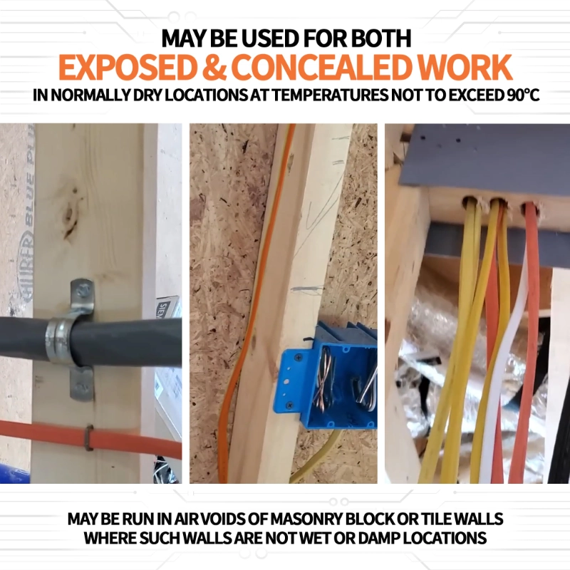 10/2 NM-B Wire,with Ground Indoor Electrical Copper Wire