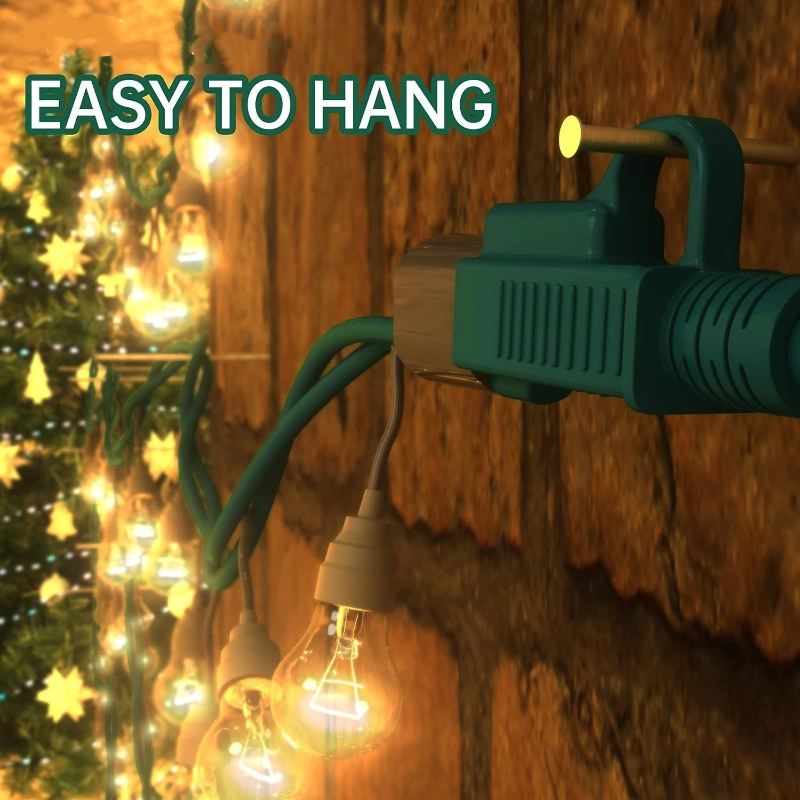 Indoor Outdoor Green Extension Cord 50 ft Waterproof-Vantecable