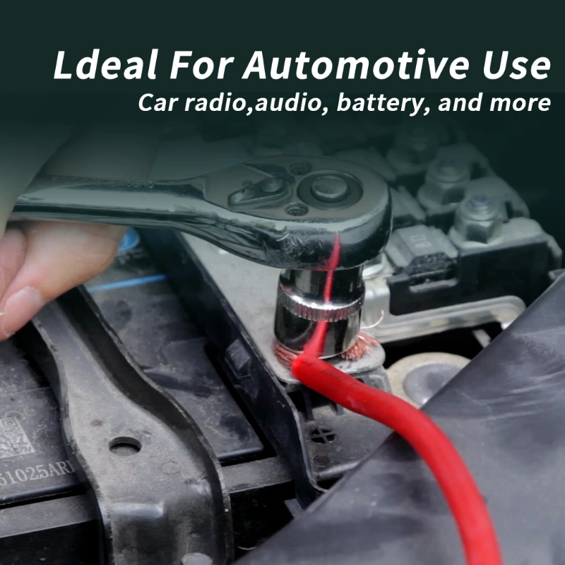 8/4/0 Gauge 25ft Each-Black/Red CCA Wire-Vantecable