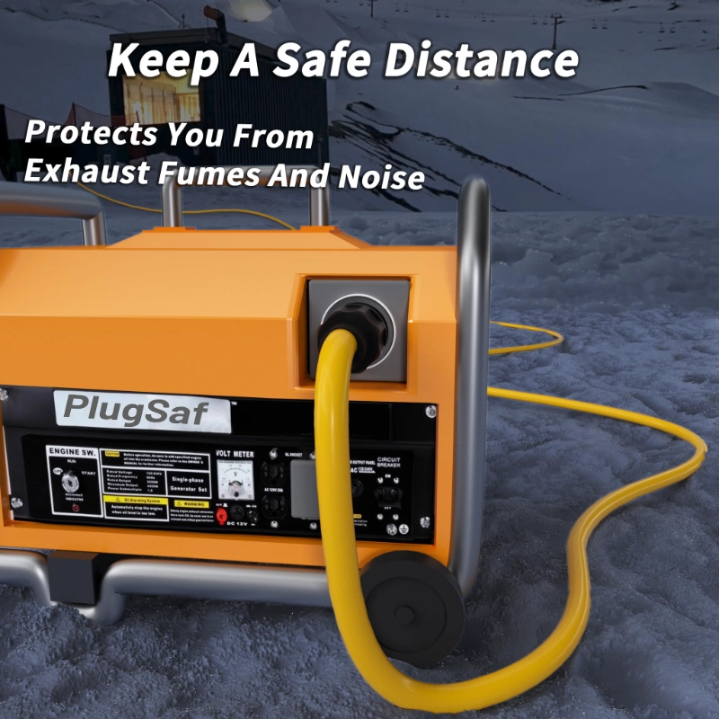 10FT 30 Amp Generator Extension Cord 4 Prong, NEMA L14-30P/L14-30R 10 Gauge-Vantecable