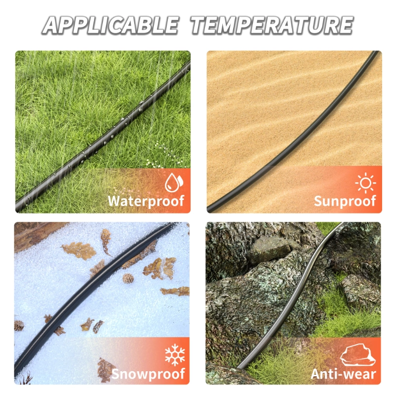 25FT 14 Gauge 2 Conductor Copper Electrical Wire-Vantecable