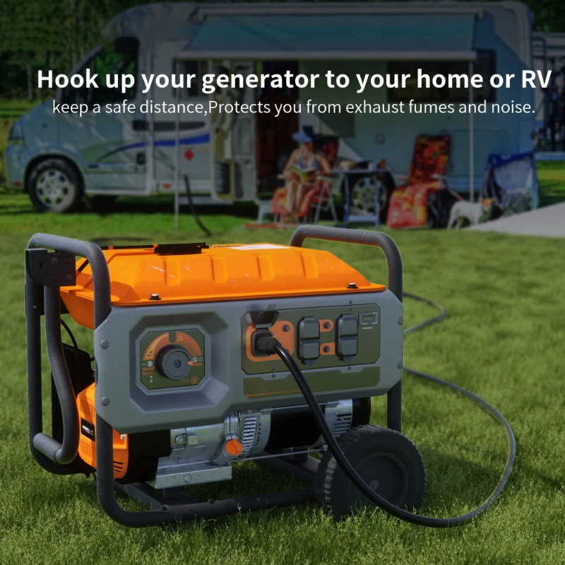 3 Prong 30 Amp Generator Cord 25 Feet Heavy Duty,NEMA L5-30P/L5-30R 10 Gauge-Vantecable