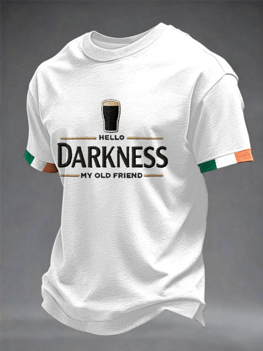 Men's Hello Darkness My Old Friend  t-shirt