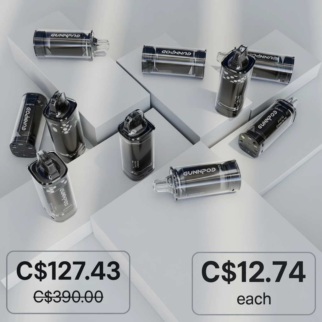 GUNNPOD MOSS 1.0 PODS - 10pcs (C$12.74 each)