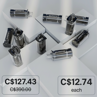 GUNNPOD MOSS 1.0 PODS - 10pcs (C$12.74 each)