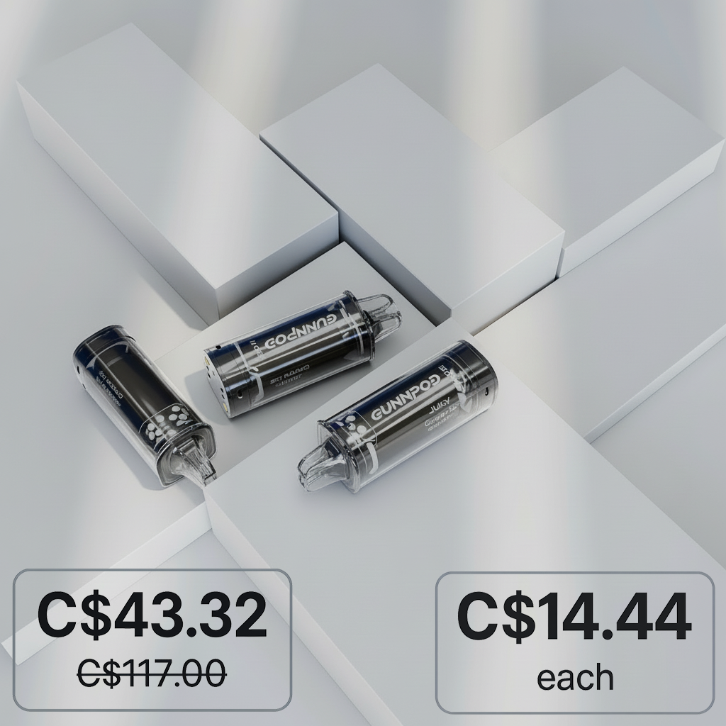 GUNNPOD MOSS 1.0 PODS - 3pcs (C$14.44 each)