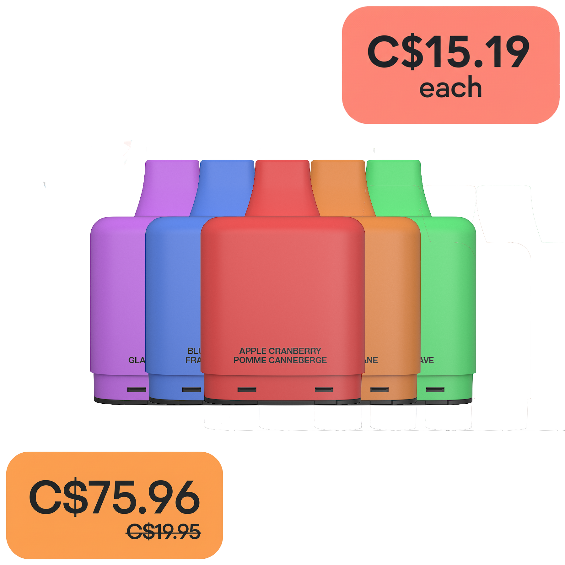 ZPods LEX - 5pcs (C$15.19 each)