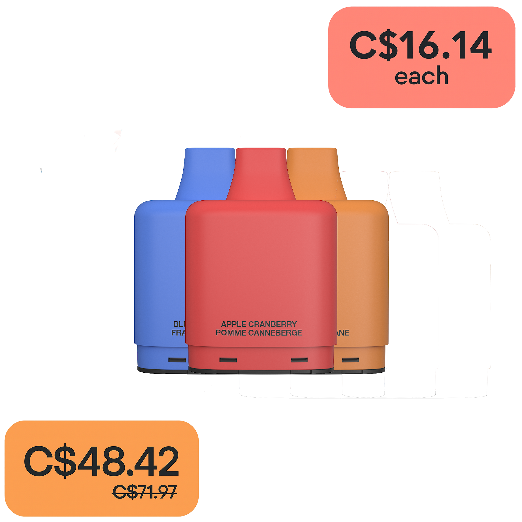 ZPods LEX - 3pcs (C$16.14 each)