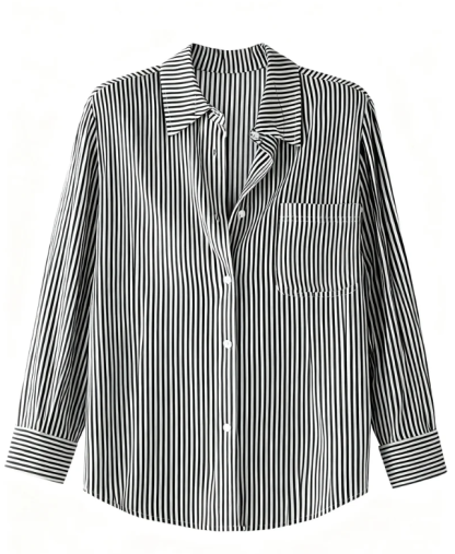 Women's long sleeve loose casual shirt tops Women's long sleeve loose shirt