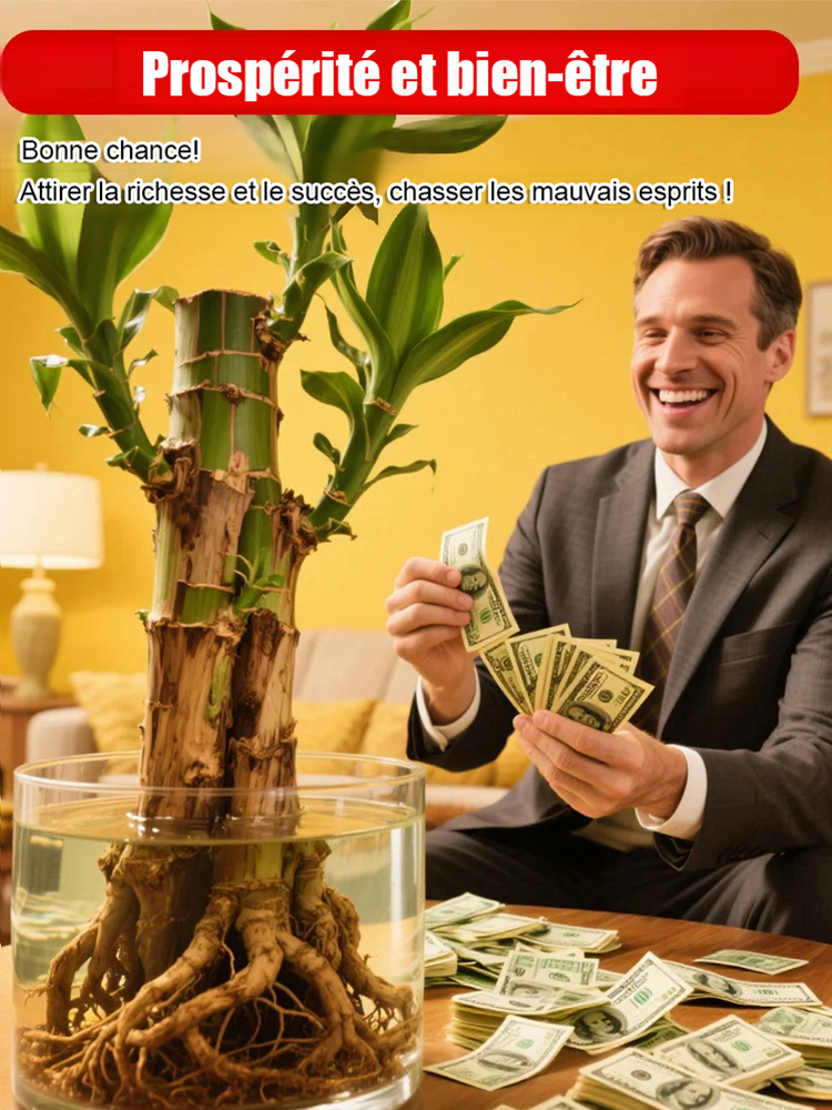 【Bonne fortune】Plante porte-bonheur à cultiver dans l'eau