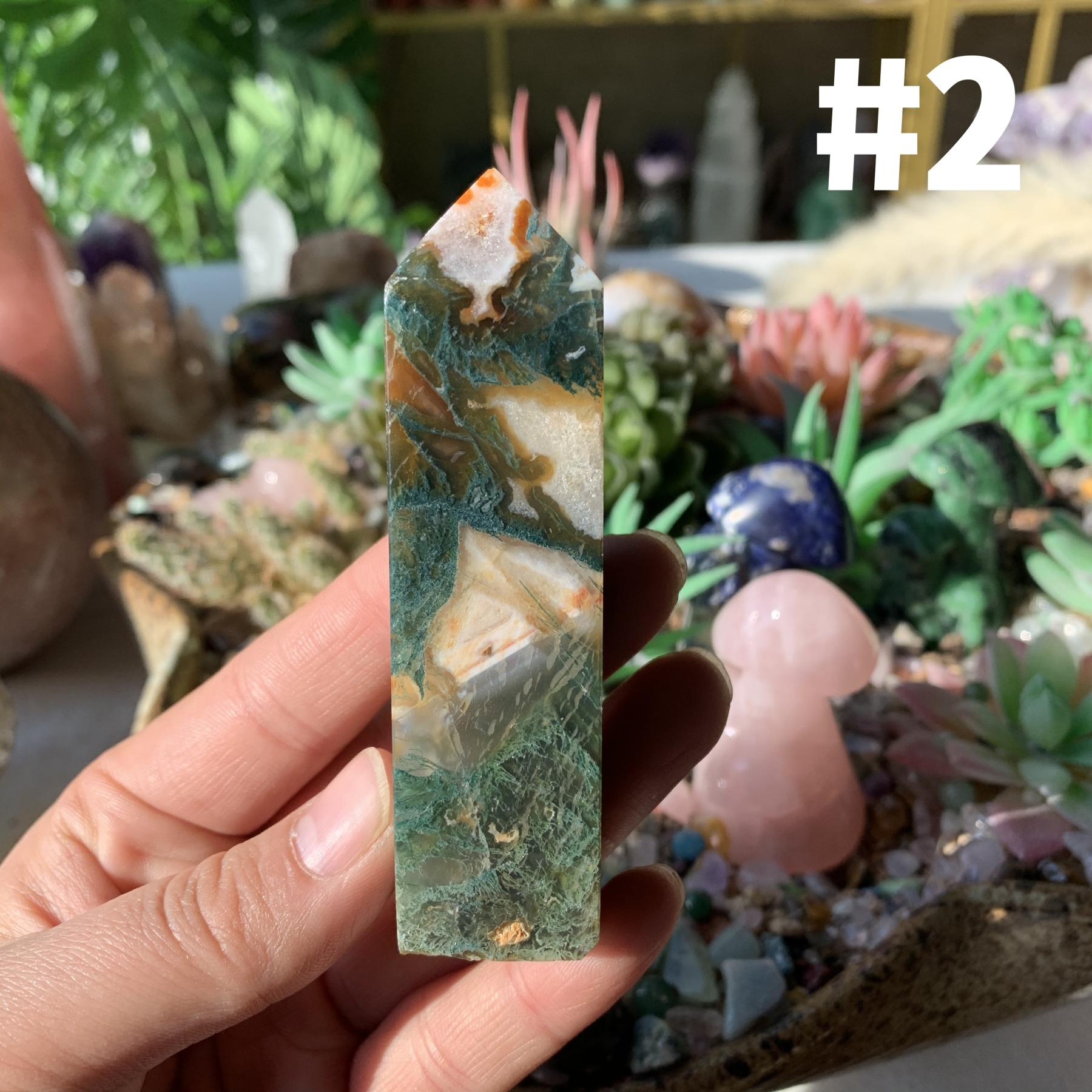 【Weekly Flash Deals】Red Moss Agate Point