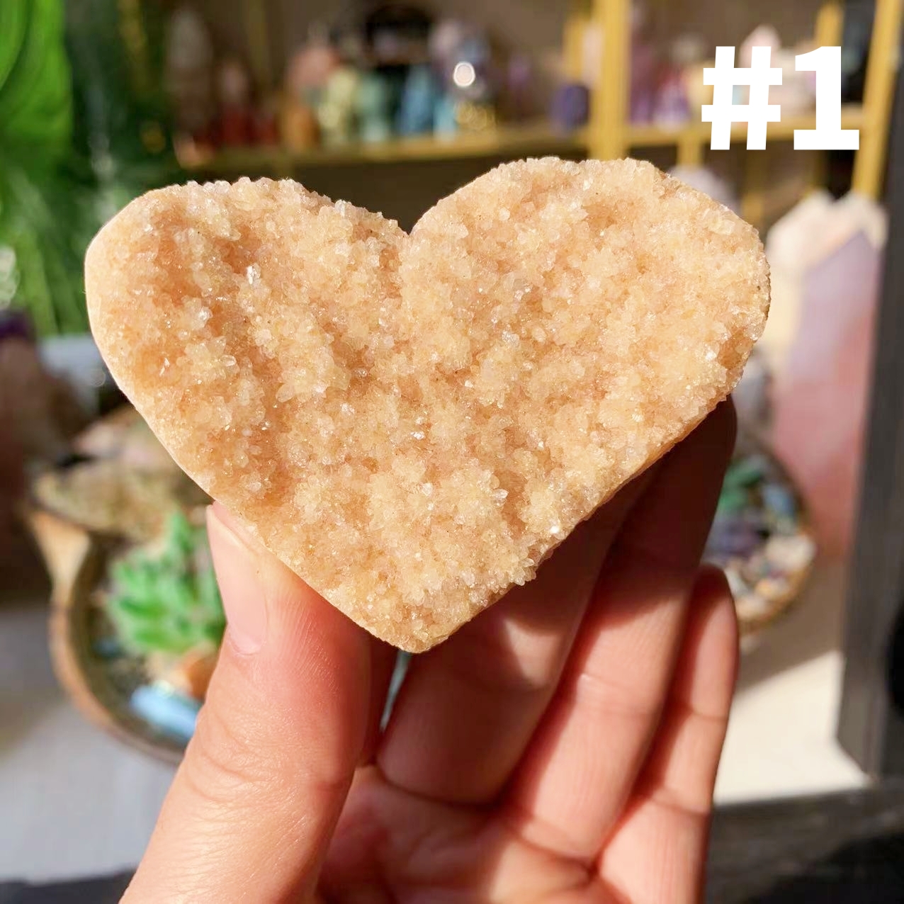 【Weekly Flash Deals】Citrine Heart Cluster