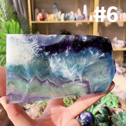 【Weekly Flash Deals】Snowflake Fluorite Slice