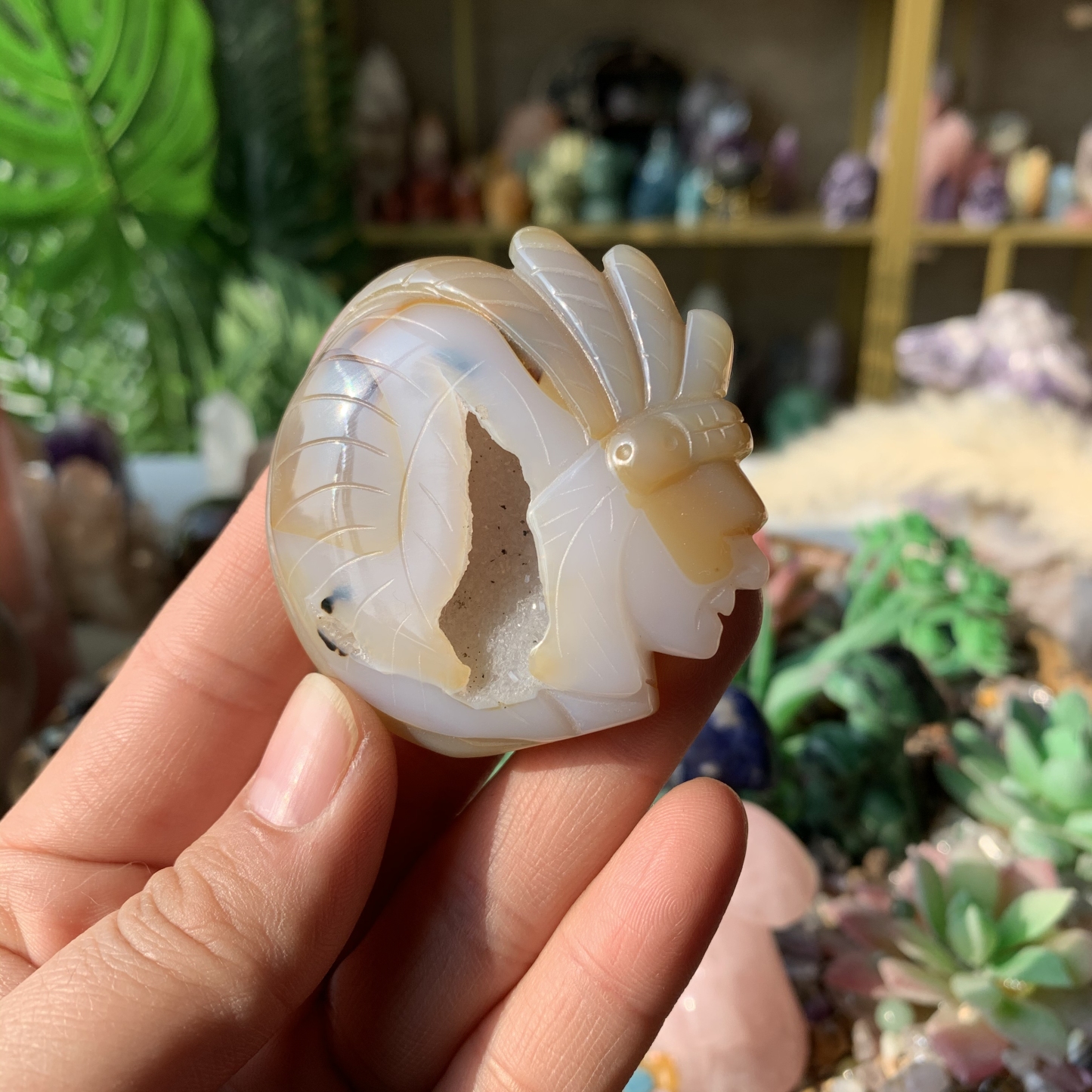 【Weekly Flash Deals】Druzy Agate Carving