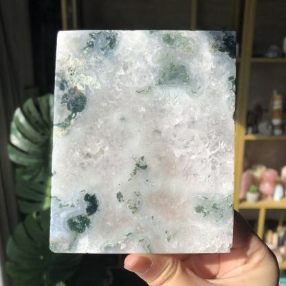 【Weekly Flash Deals】 Moss Agate Slice