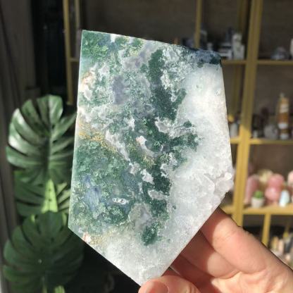 【Weekly Flash Deals】 Moss Agate Slice