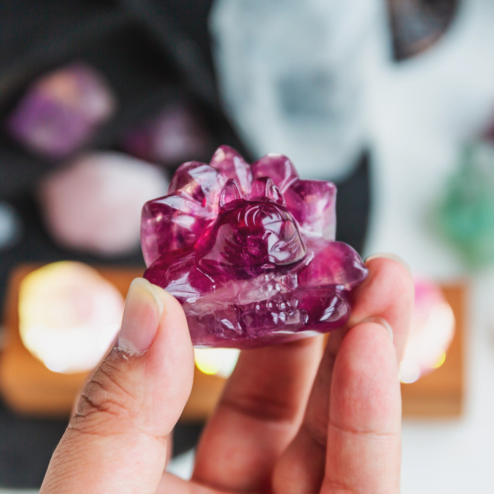 【Weekly Flash Deals】Natural Crystal Fluorite Carving